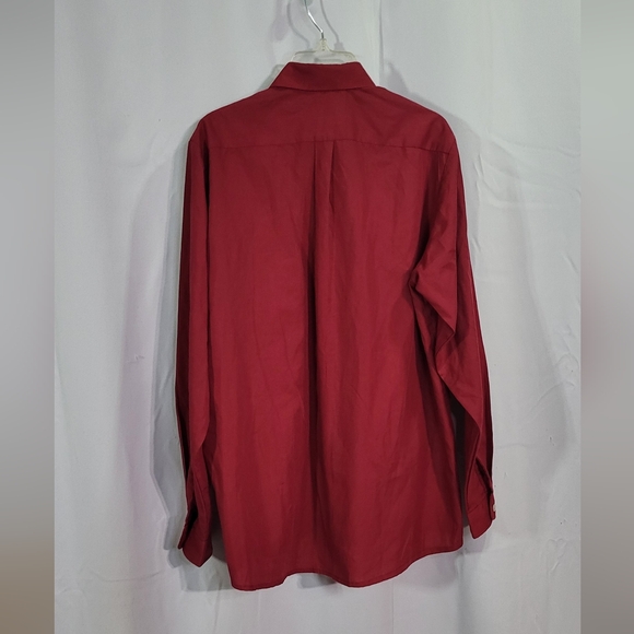 Fouger Boys Red Long Sleeve Button Down/Dress Shirt Size 16 - Picture 5 of 5